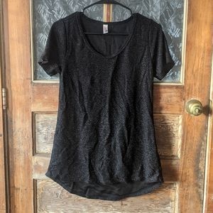 Lularoe XS sparkle black tunic